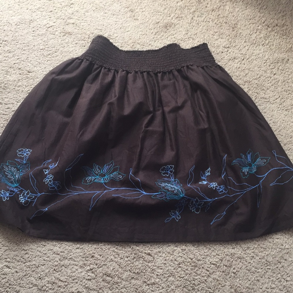 Brown skirt